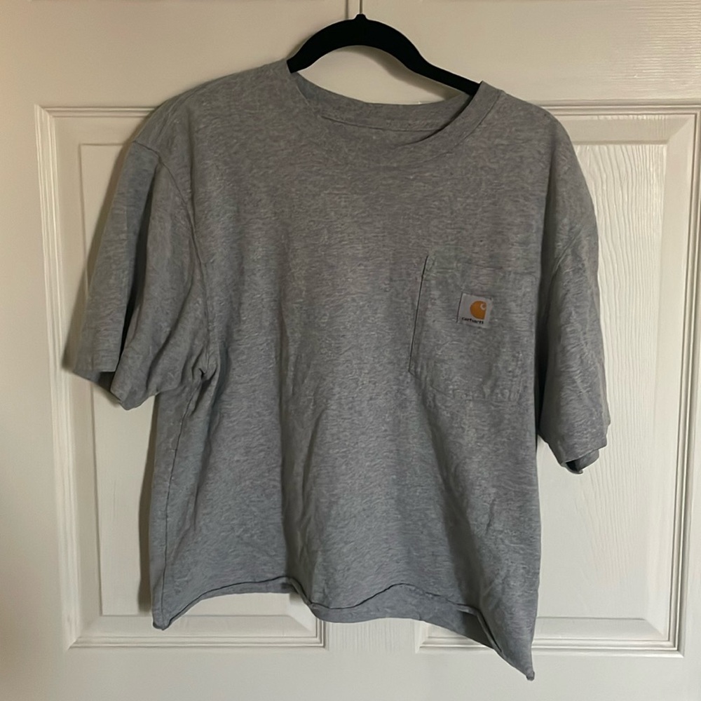 Carhartt Grey Shirt Cropped